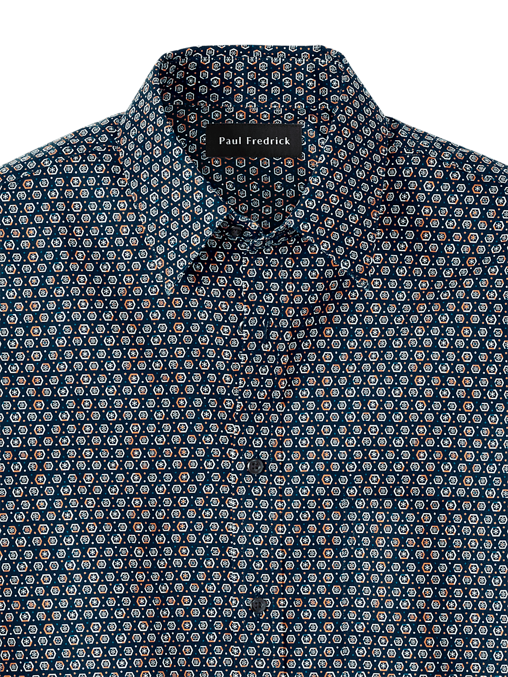 Alternate Image of Cotton Geometric Print Casual Shirt-5