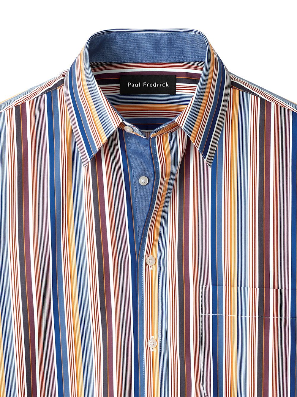 Alternate Image of Cotton Stripe Print Casual Shirt-5