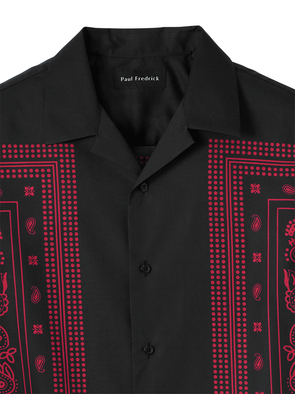 Alternate Image of Cotton Border Print Casual Shirt-5
