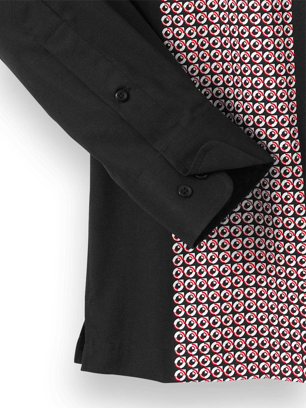 Alternate Image of Cotton Geometric Print Casual Shirt-3