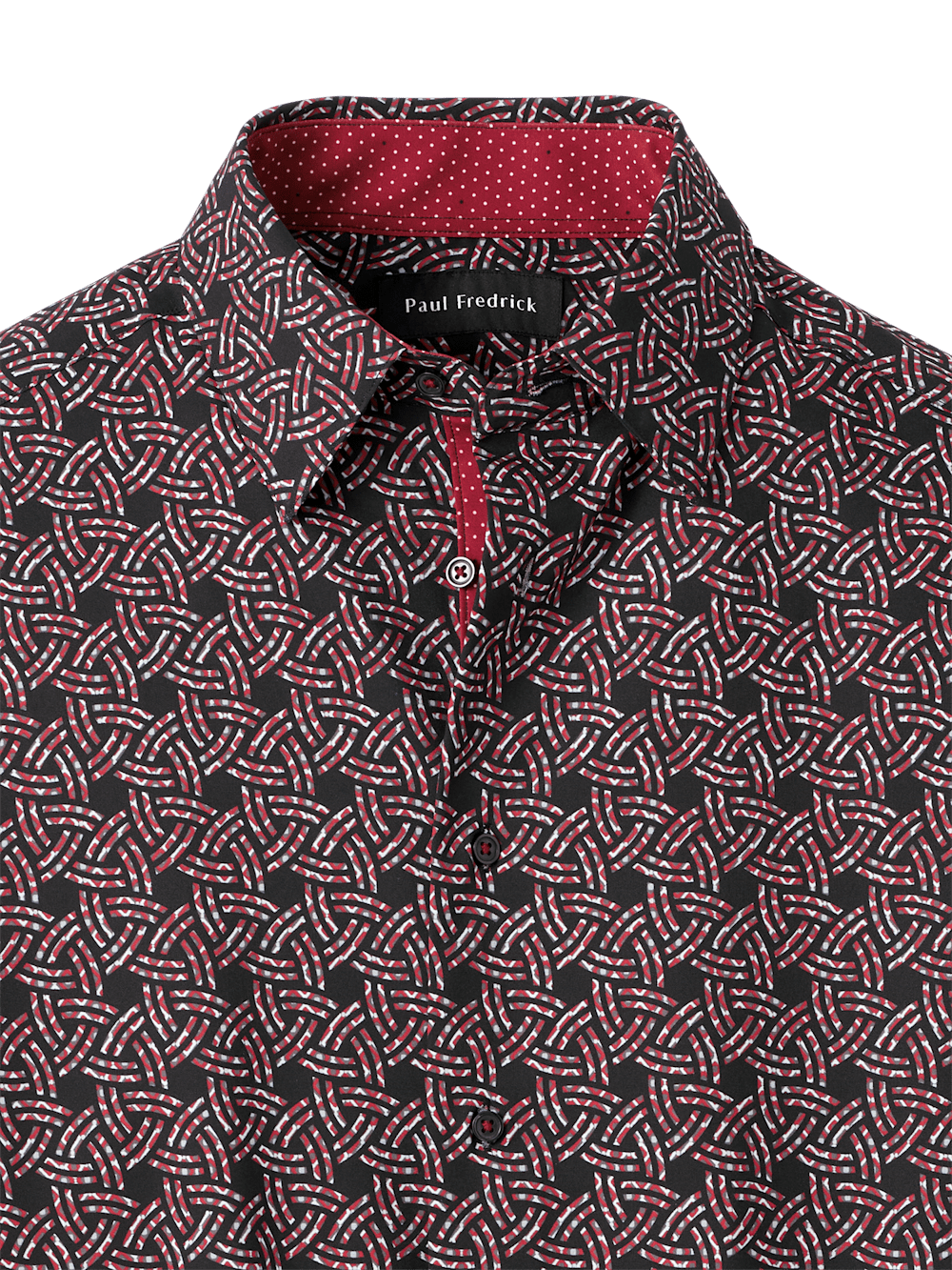 Alternate Image of Performance Stretch Geometric Casual Shirt-5