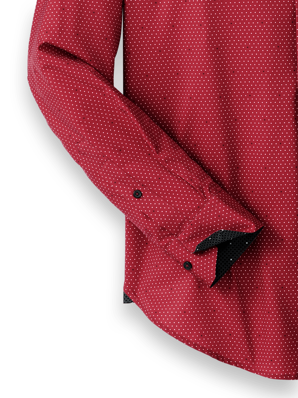 Alternate Image of Performance Stretch Dot Casual Shirt-6