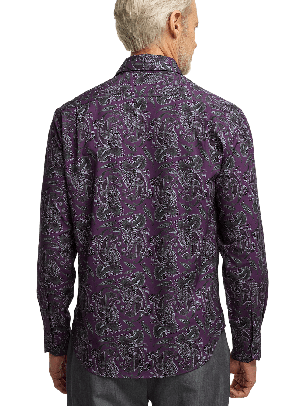 Alternate Image of Performance Stretch Paisley Casual Shirt-4