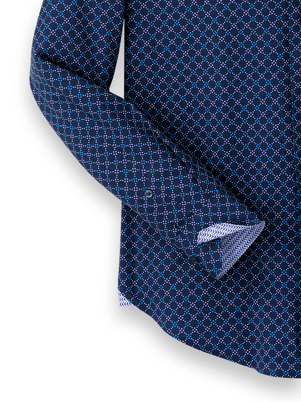 Alternate Image of Performance Stretch Geometric Casual Shirt-6