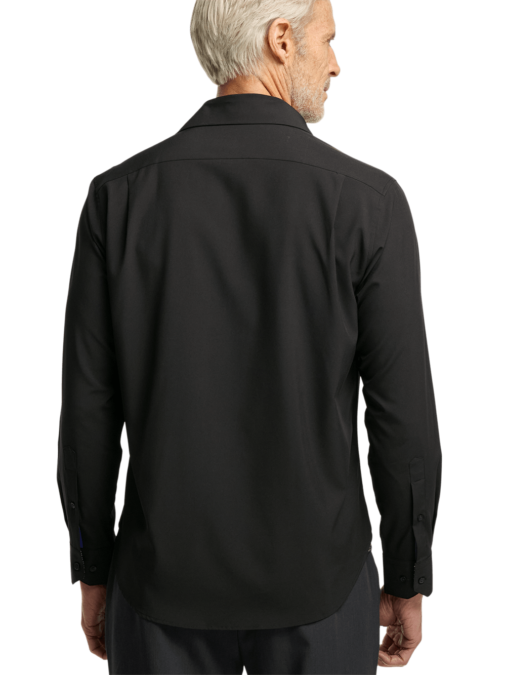 Alternate Image of Performance Stretch Solid Casual Shirt-4