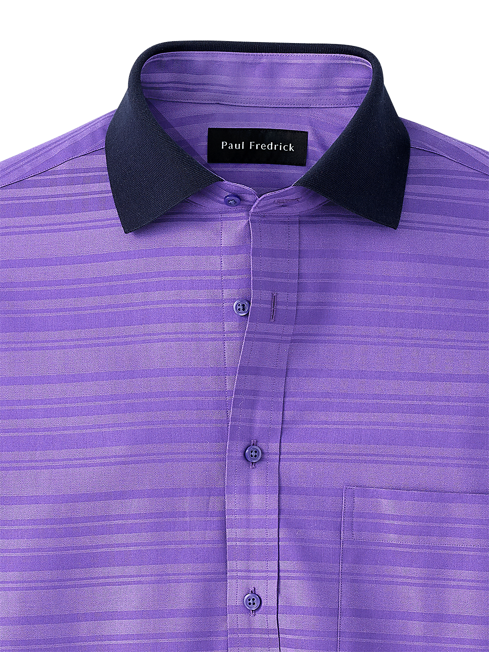 Alternate Image of Knit Collar Casual Shirt-1