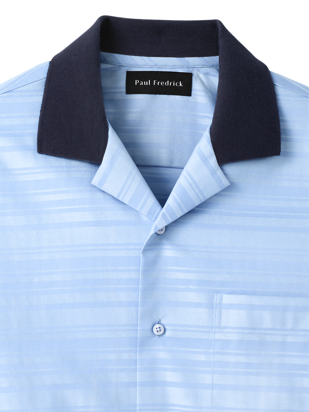 Alternate Image of Knit Collar Casual Shirt-1