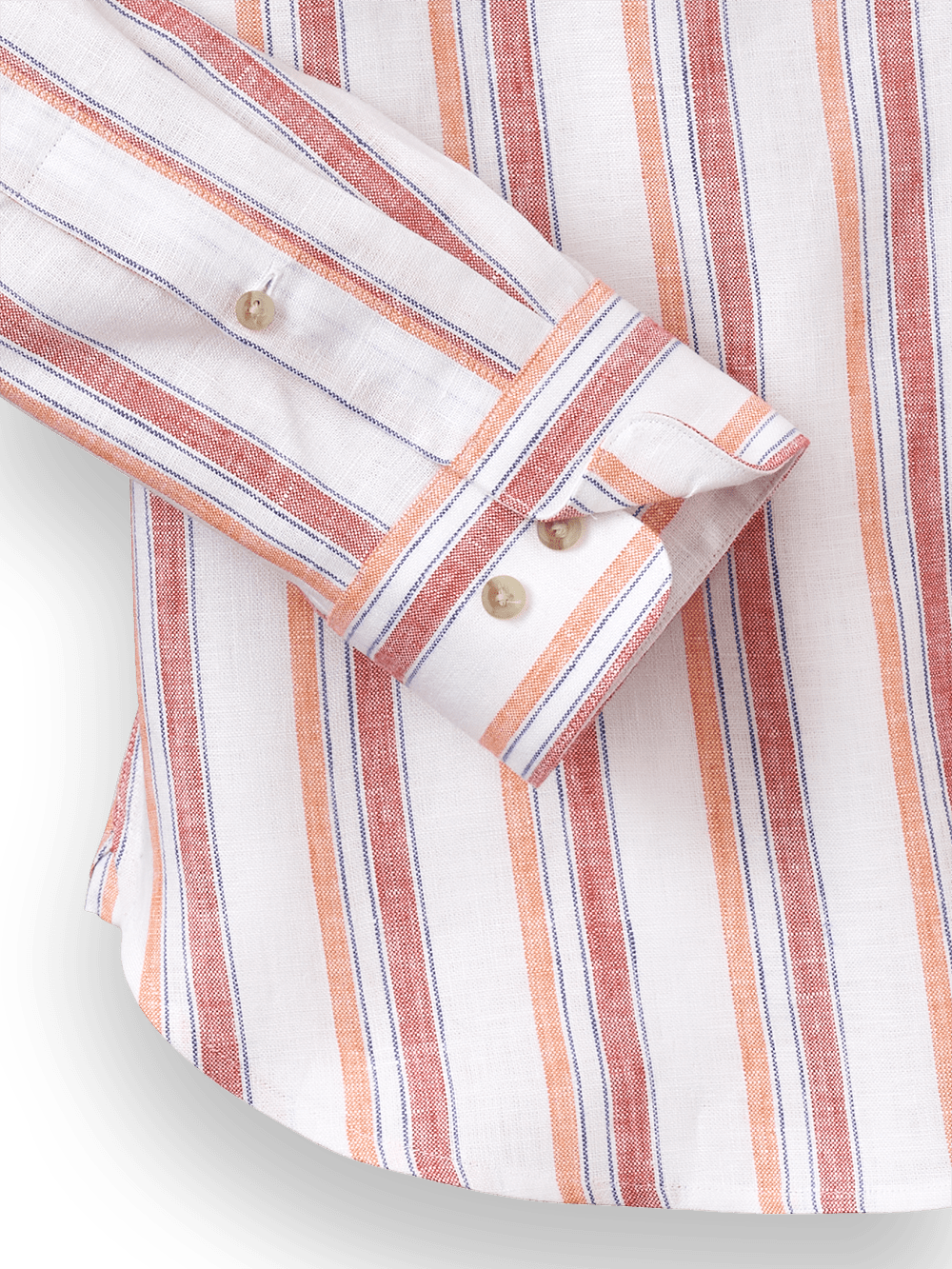 Alternate Image of Linen Stripe Casual Shirt-2