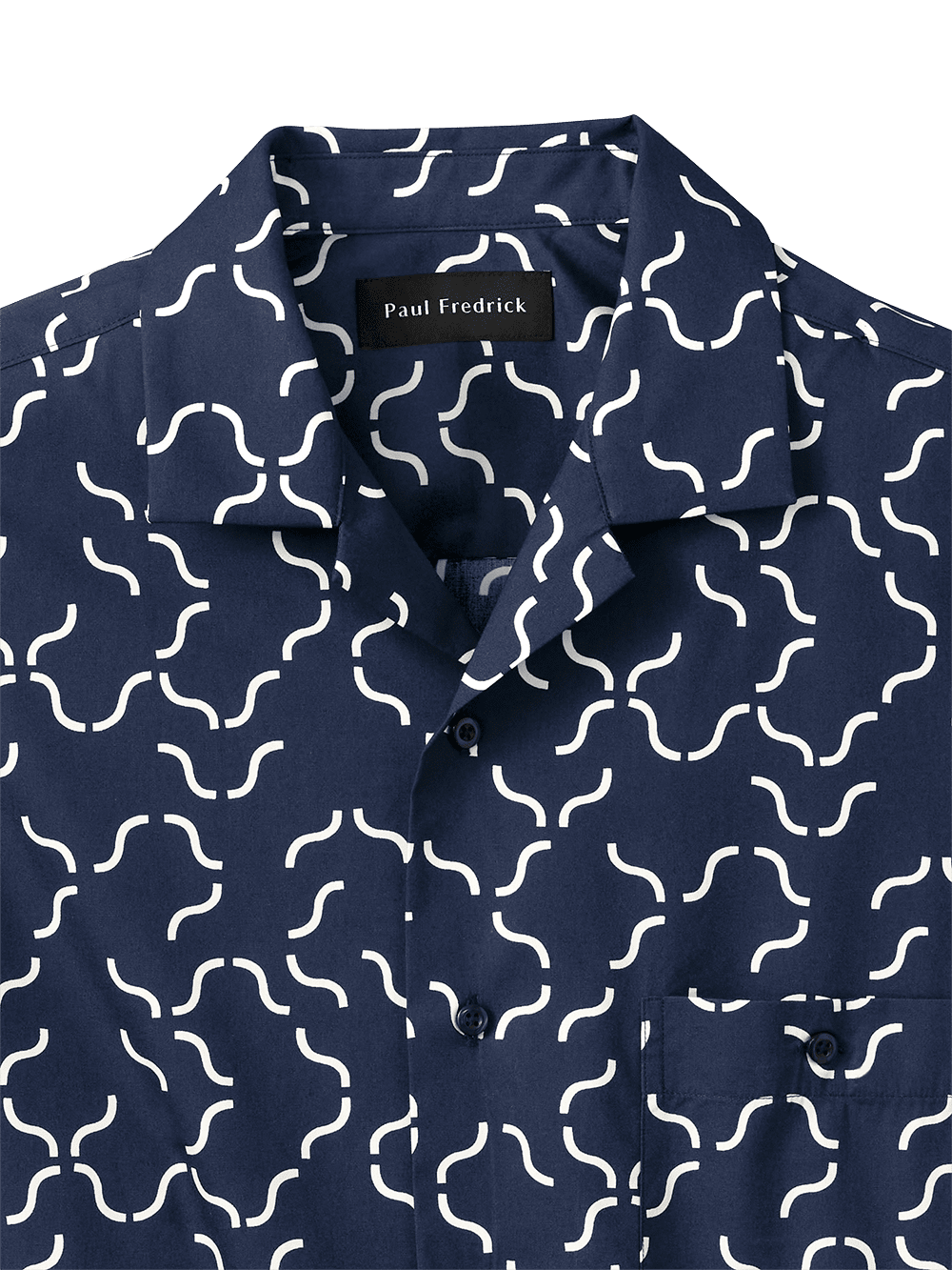 Alternate Image of Cotton Deco Print Casual Shirt-1