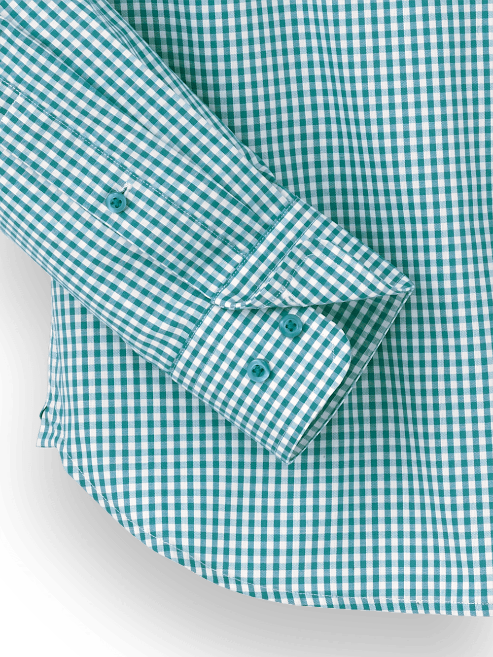 Alternate Image of Cotton Gingham Casual Shirt-2