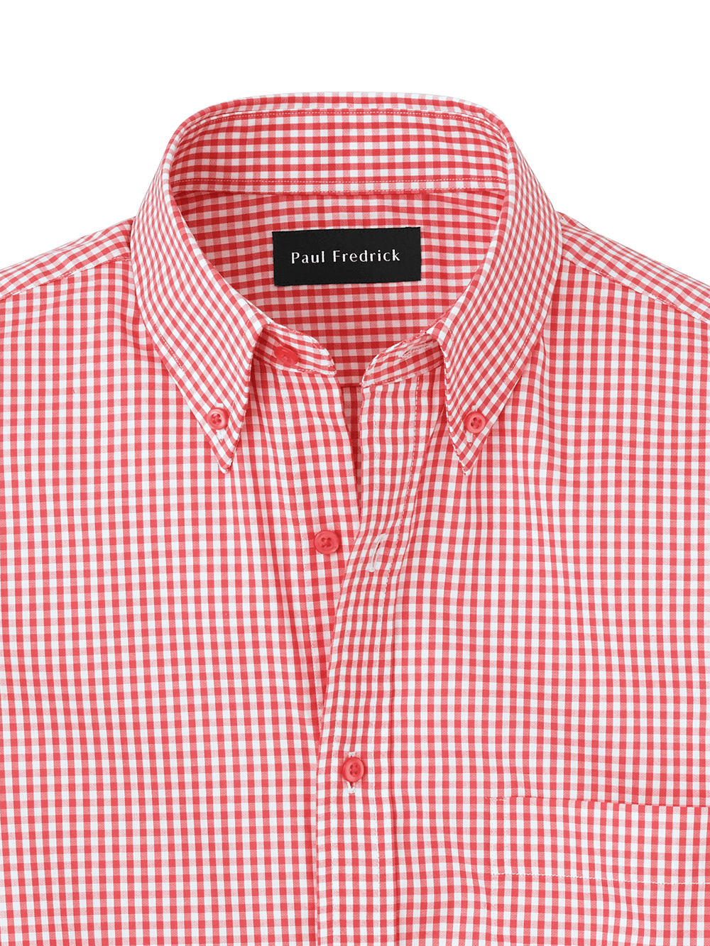 Alternate Image of Cotton Gingham Casual Shirt-1