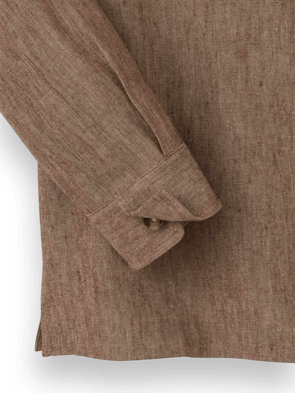 Alternate Image of Linen Blend Solid Overshirt-2
