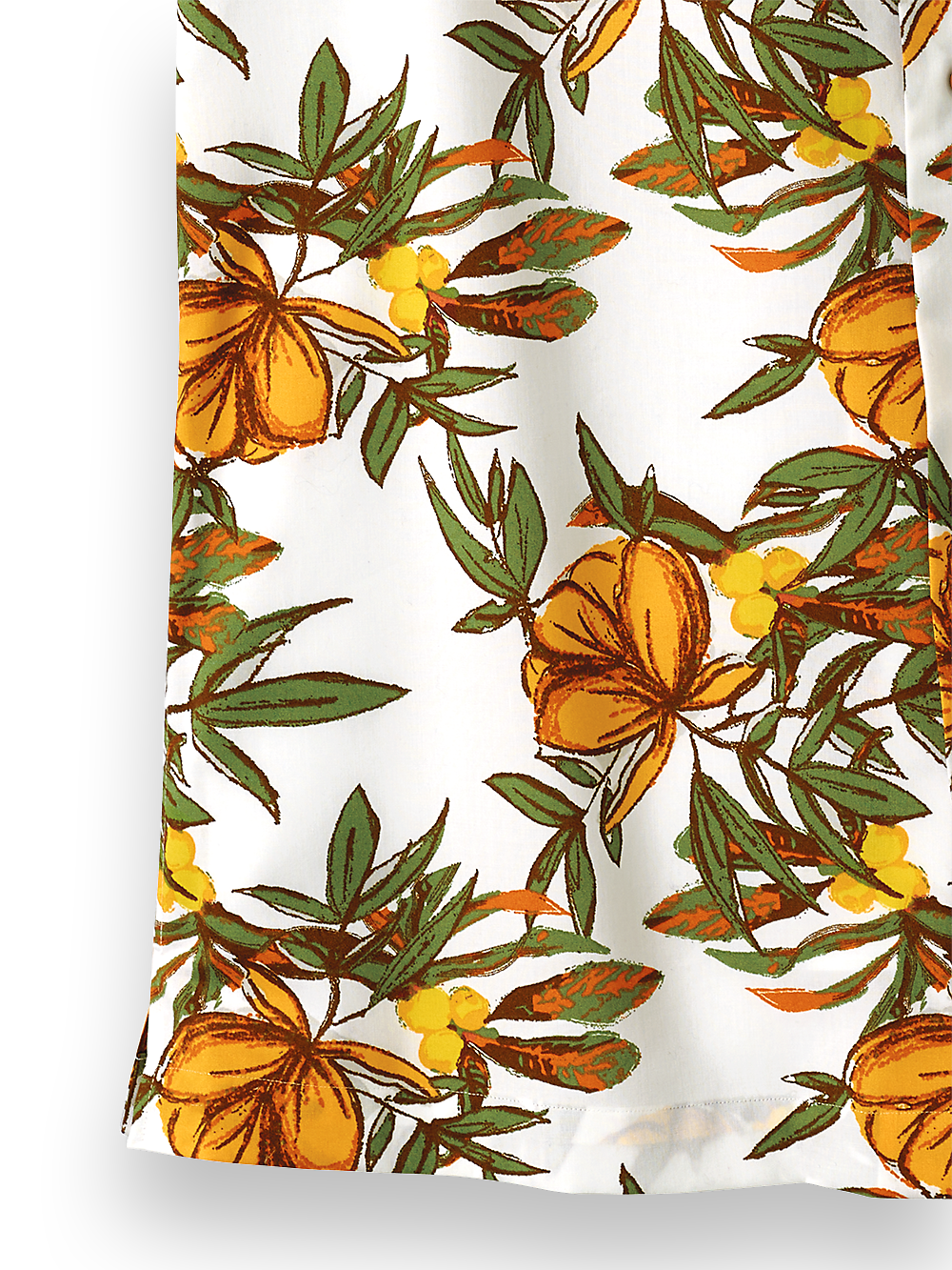 Alternate Image of Cotton Tropical Print Casual Shirt-3