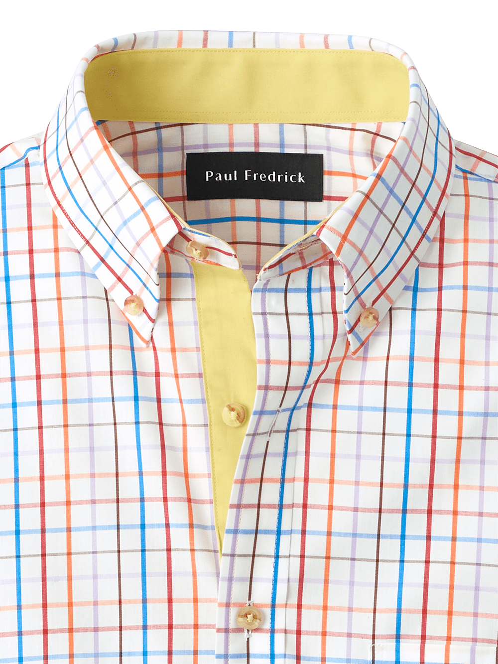 Alternate Image of Cotton Check Casual Shirt-1