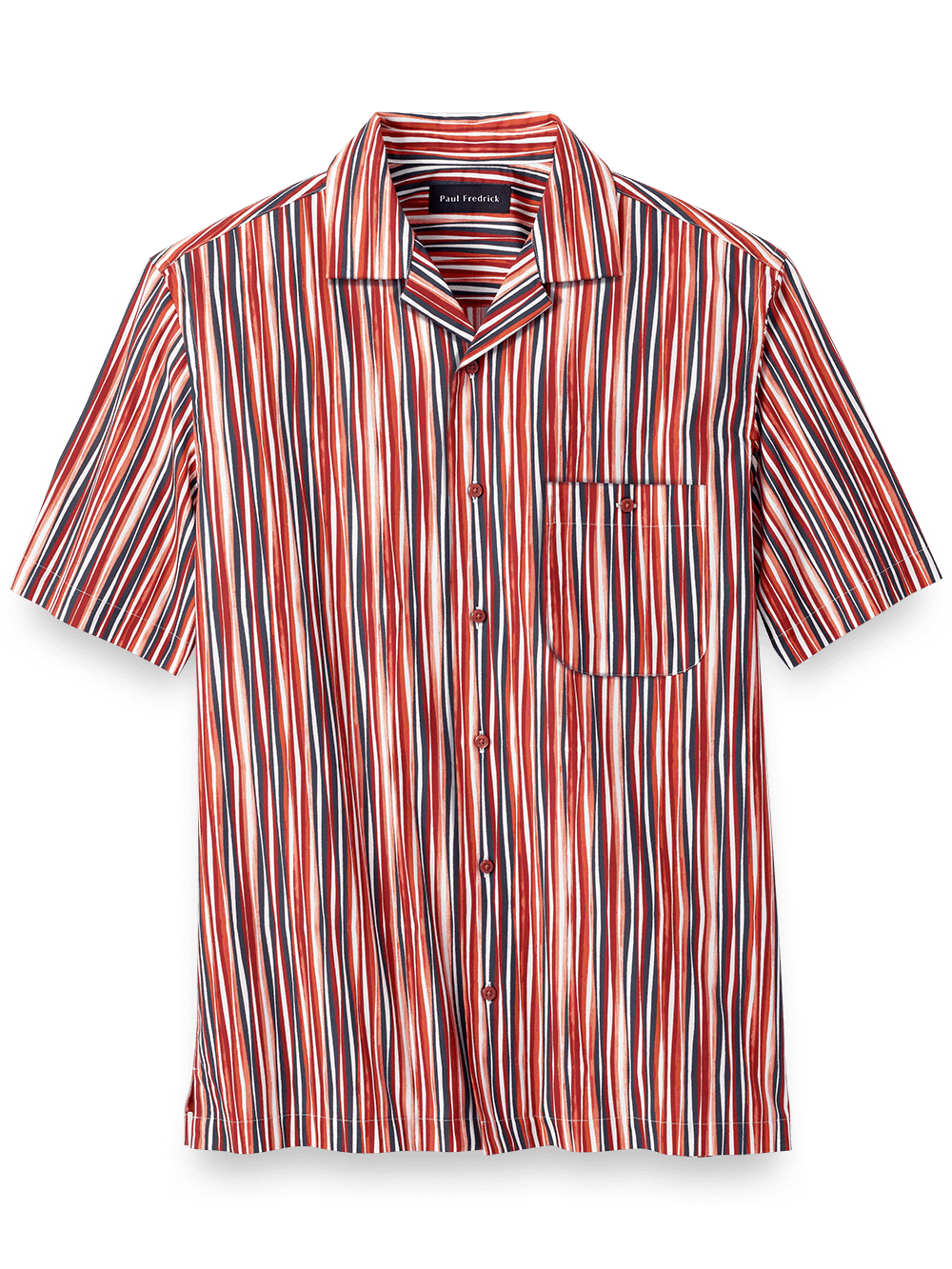 Product Image of Cotton Stripe Print Casual Shirt-Multi