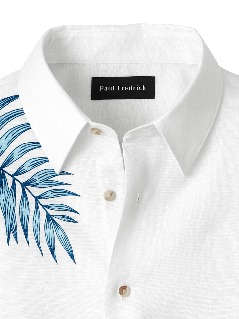 Alternate Image of Linen Botanical Print Casual Shirt-2