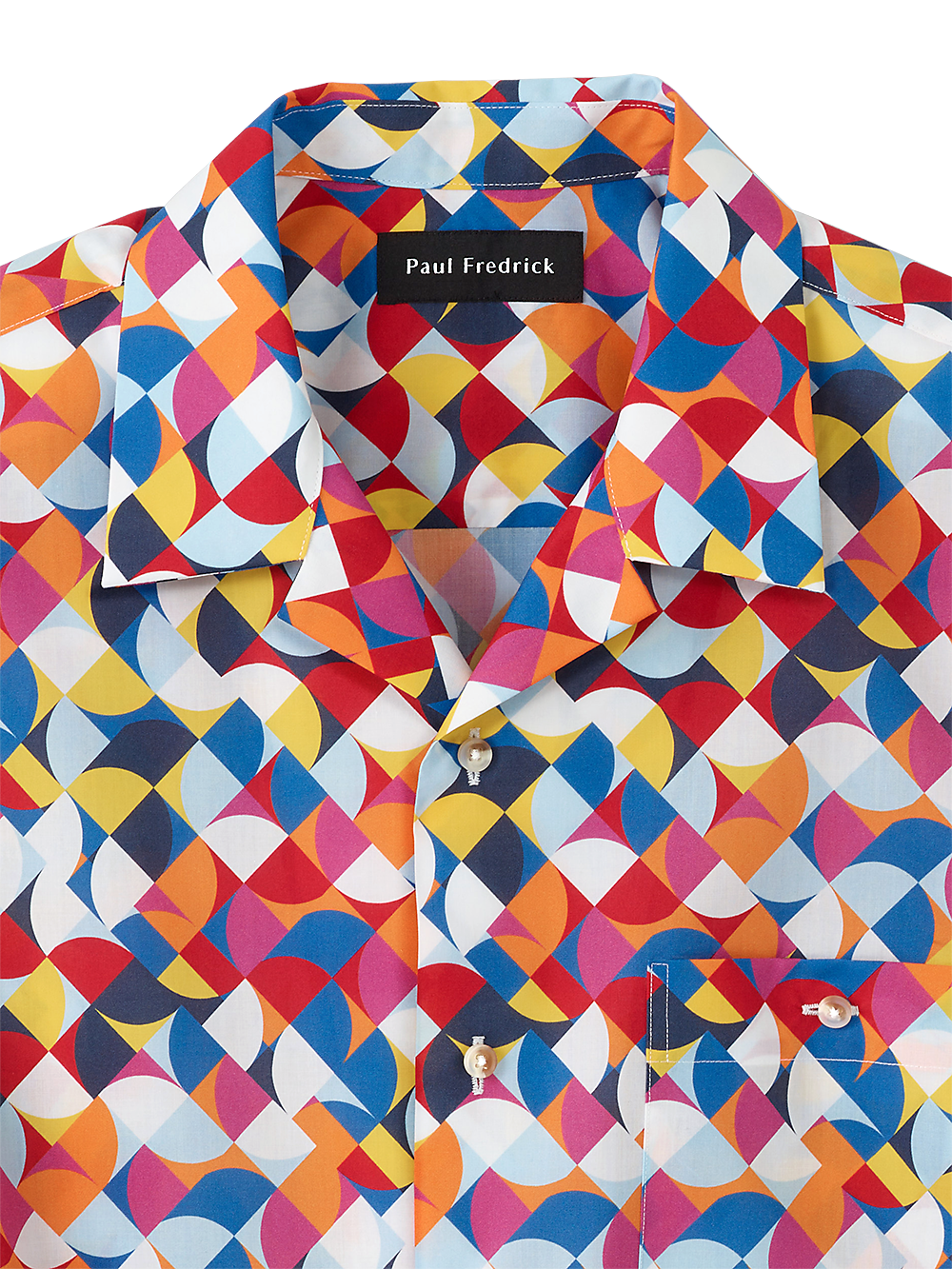 Alternate Image of Cotton Deco Print Casual Shirt-1