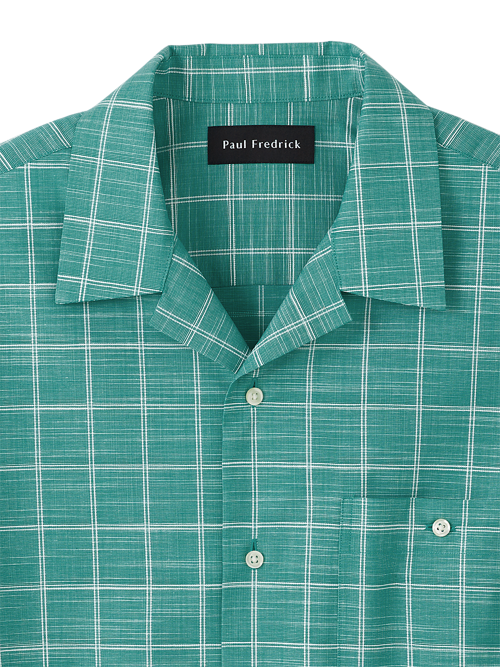 Alternate Image of Cotton Windowpane Casual Shirt-1