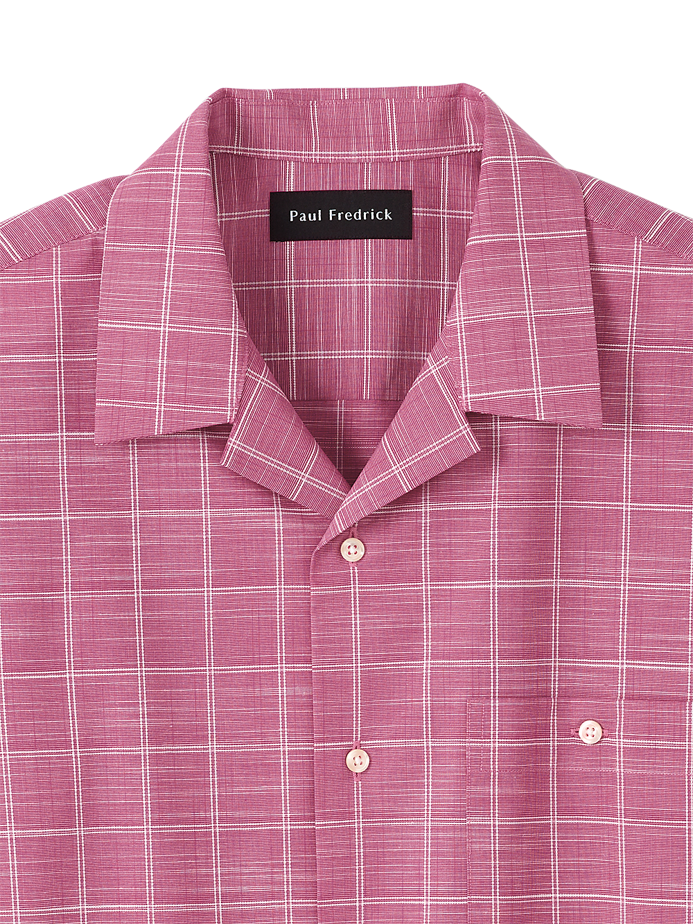 Alternate Image of Cotton Windowpane Casual Shirt-1