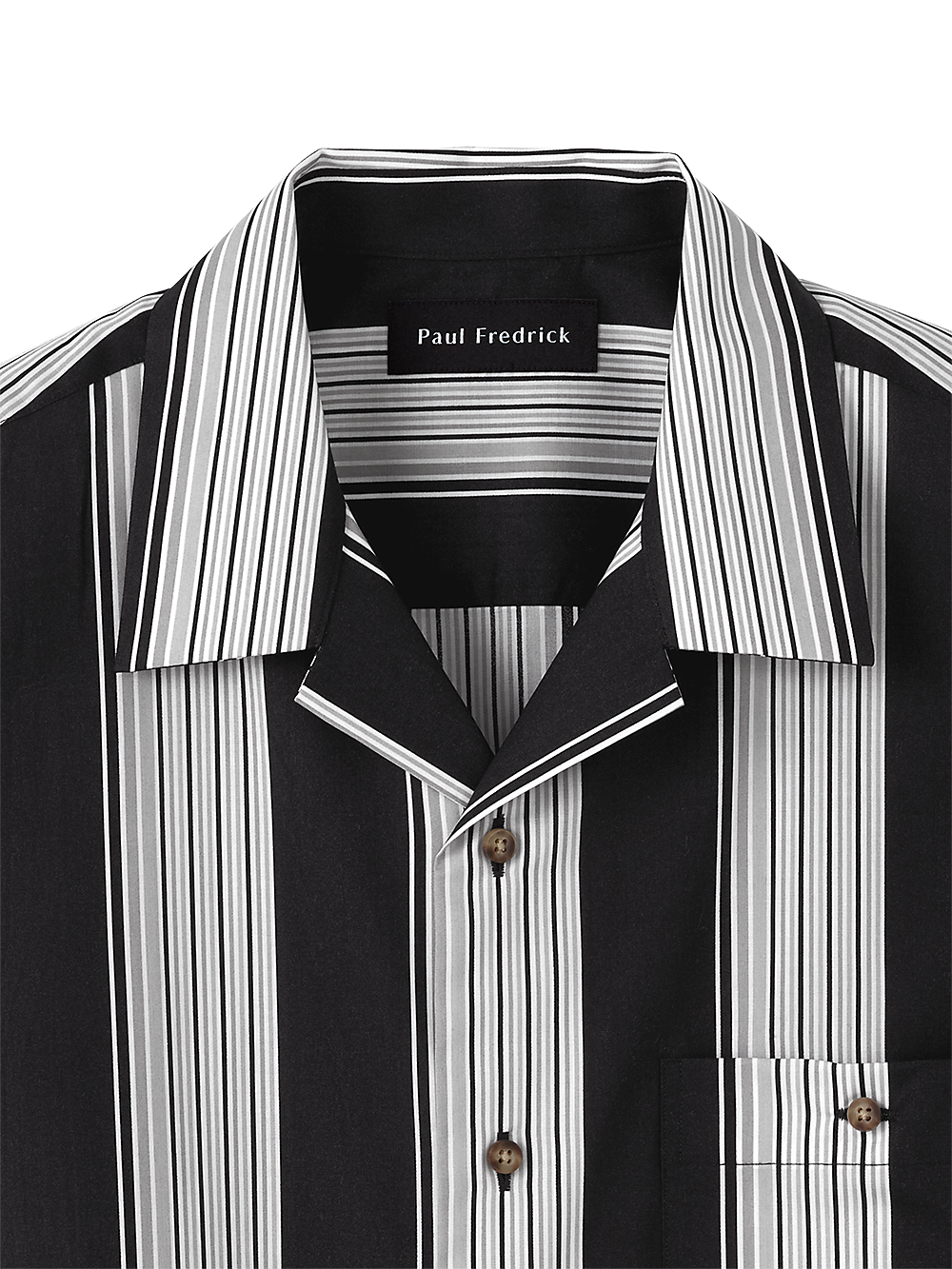 Alternate Image of Cotton Stripe Casual Shirt-2