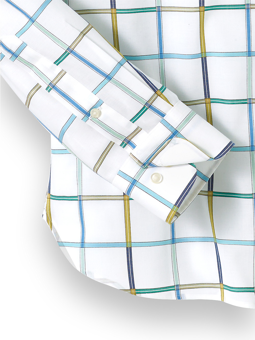 Alternate Image of Cotton Windowpane Casual Shirt-2
