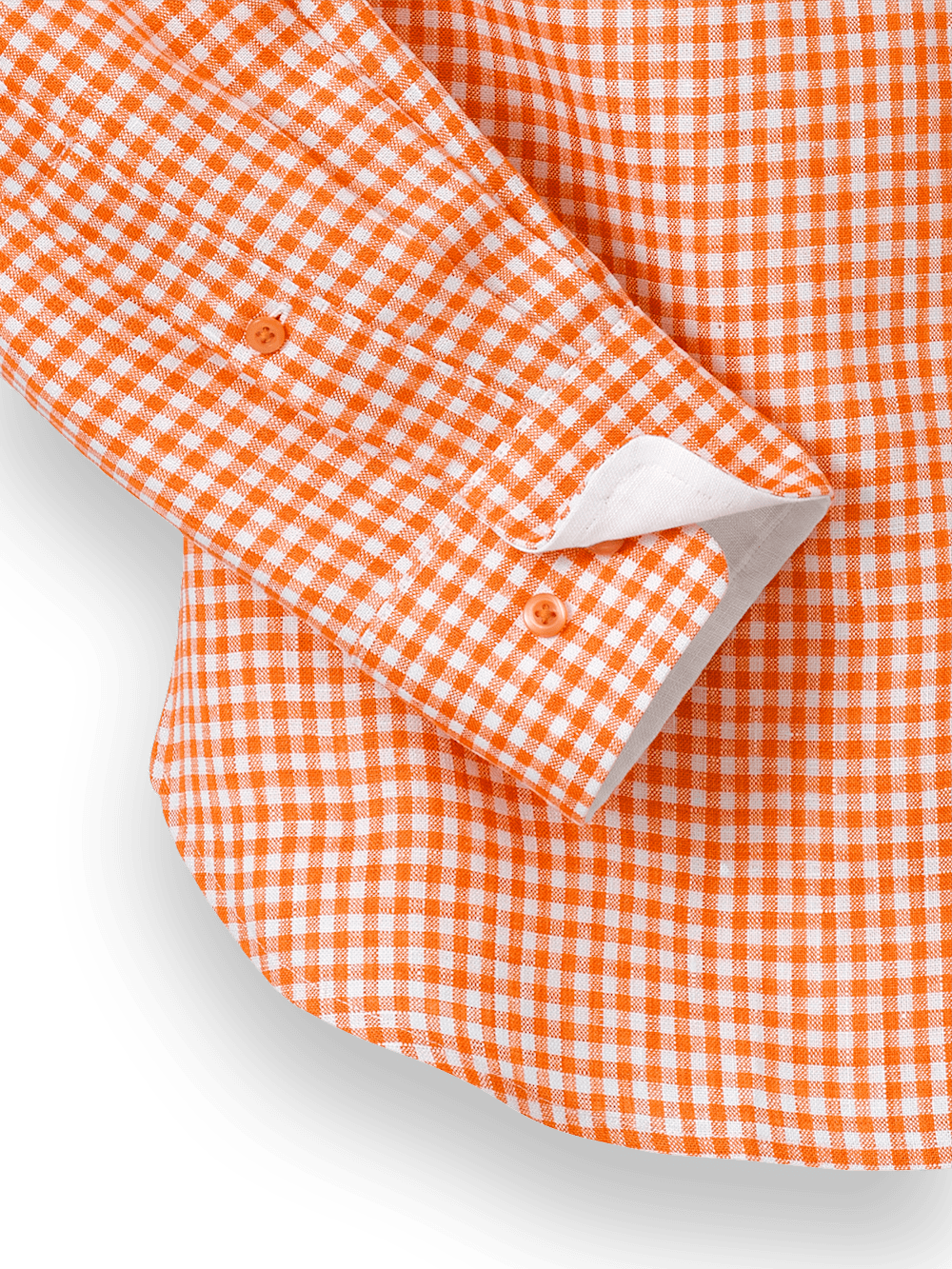 Alternate Image of Linen Gingham Check Casual Shirt-6