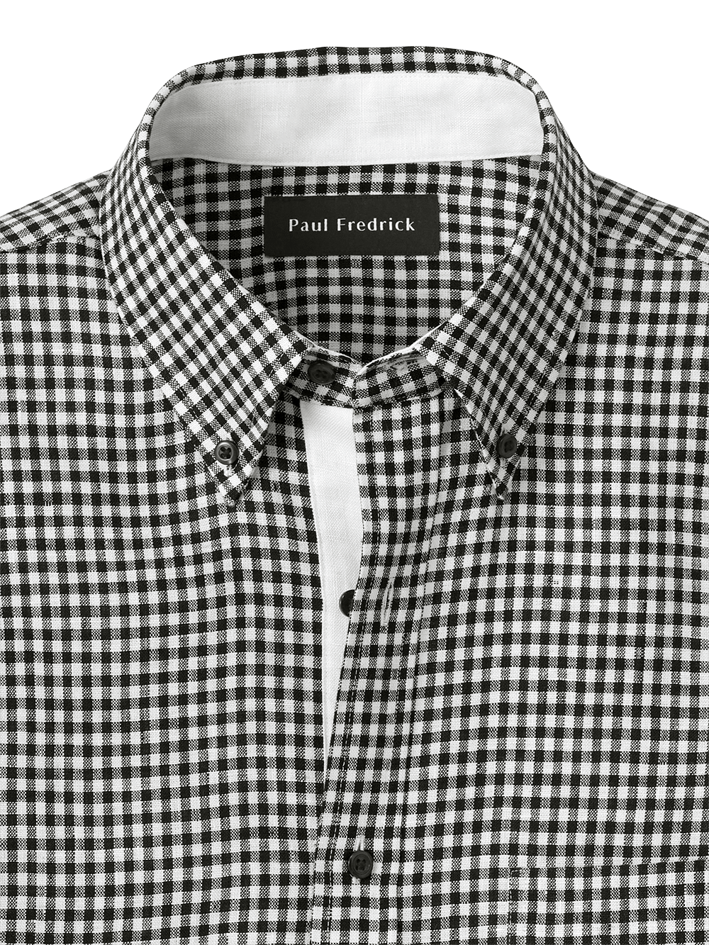 Alternate Image of Linen Gingham Check Casual Shirt-5