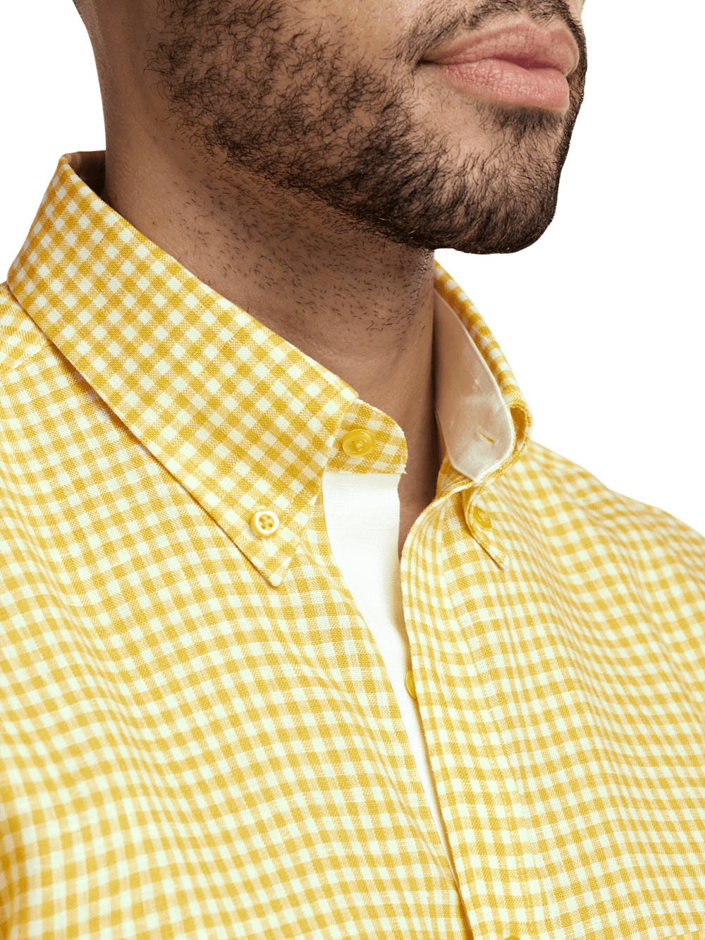 Alternate Image of Linen Gingham Check Casual Shirt-2