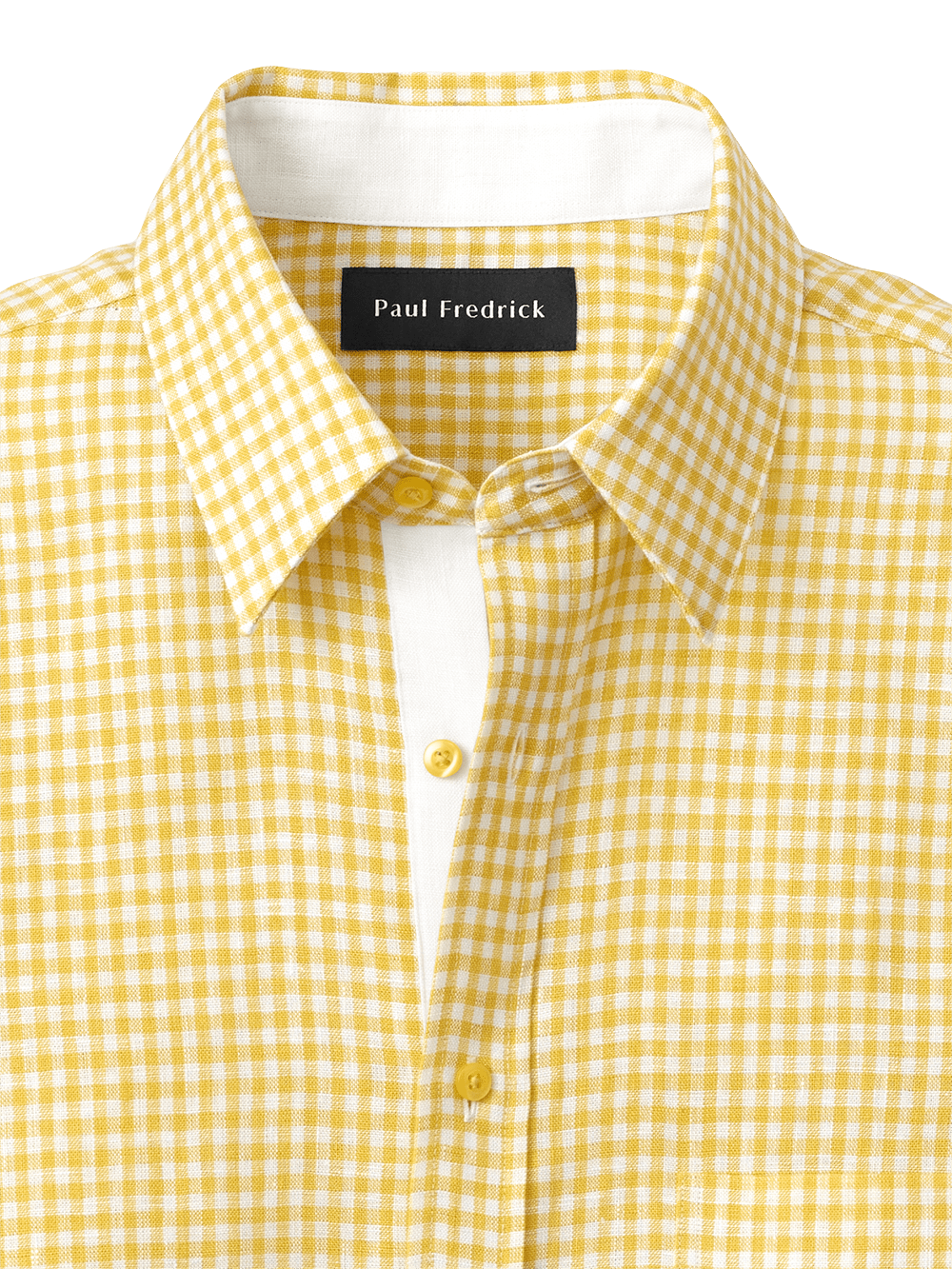 Alternate Image of Linen Gingham Check Casual Shirt-5
