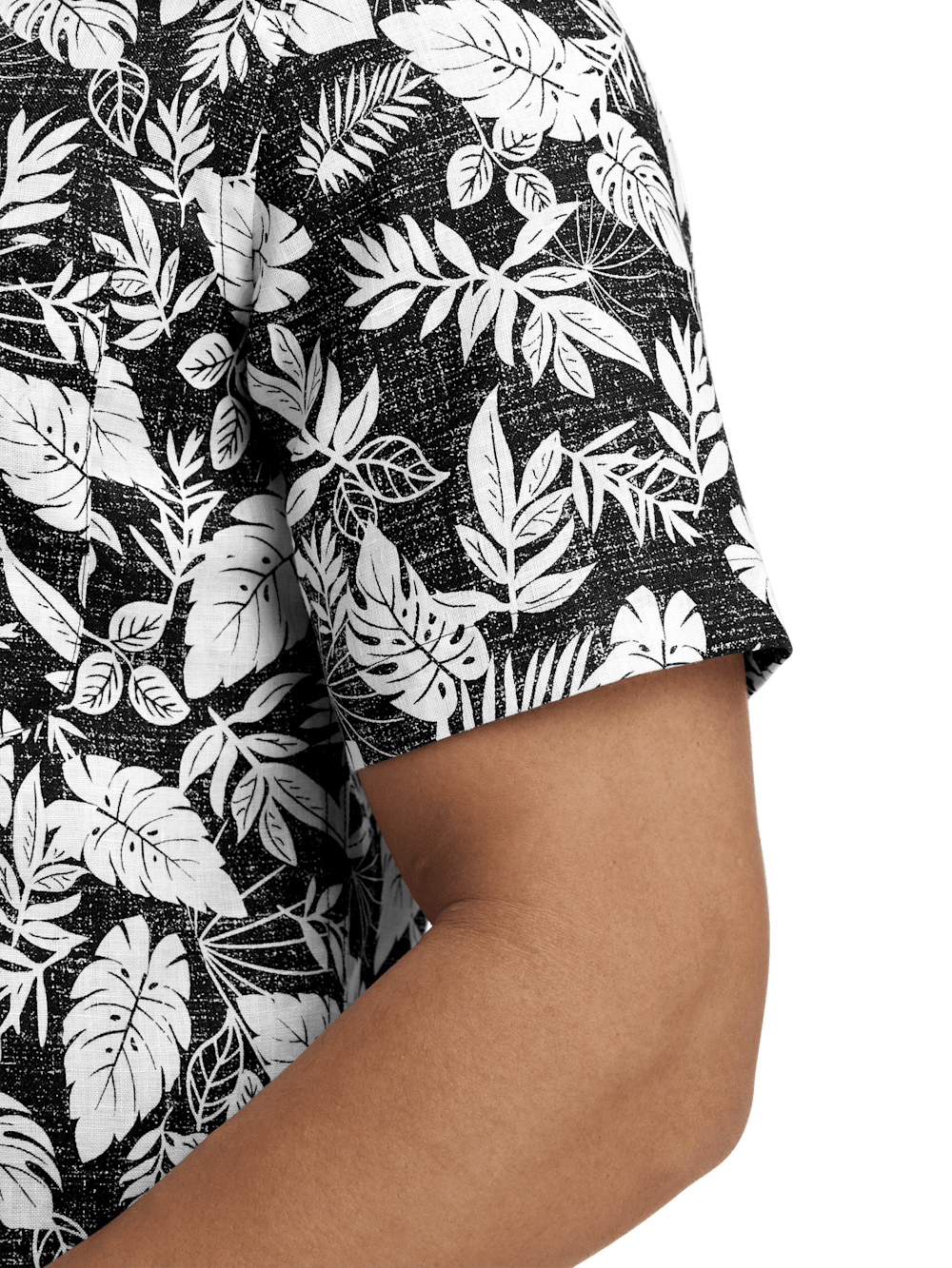 Alternate Image of Linen Botanical Print Casual Shirt-3