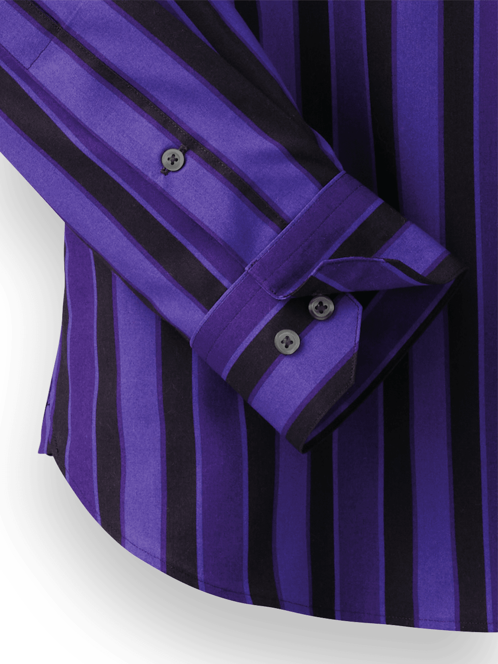 Alternate Image of Cotton Stripe Casual Shirt-2