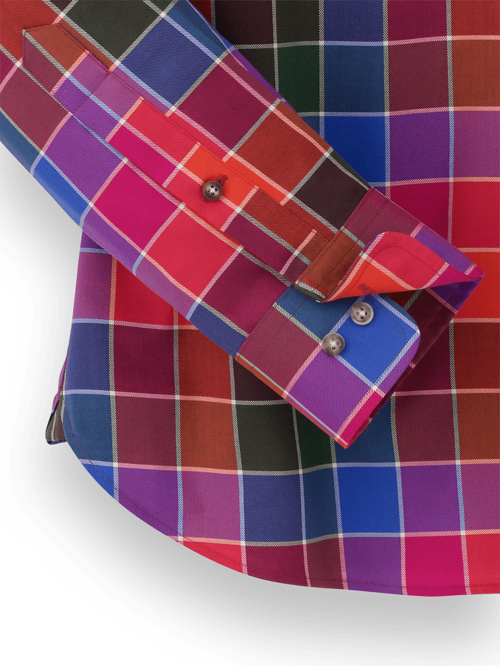 Alternate Image of Cotton Buffalo Plaid Casual Shirt-3