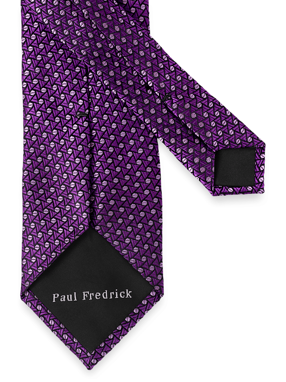 Alternate Image of Geometric Woven Silk Tie-2