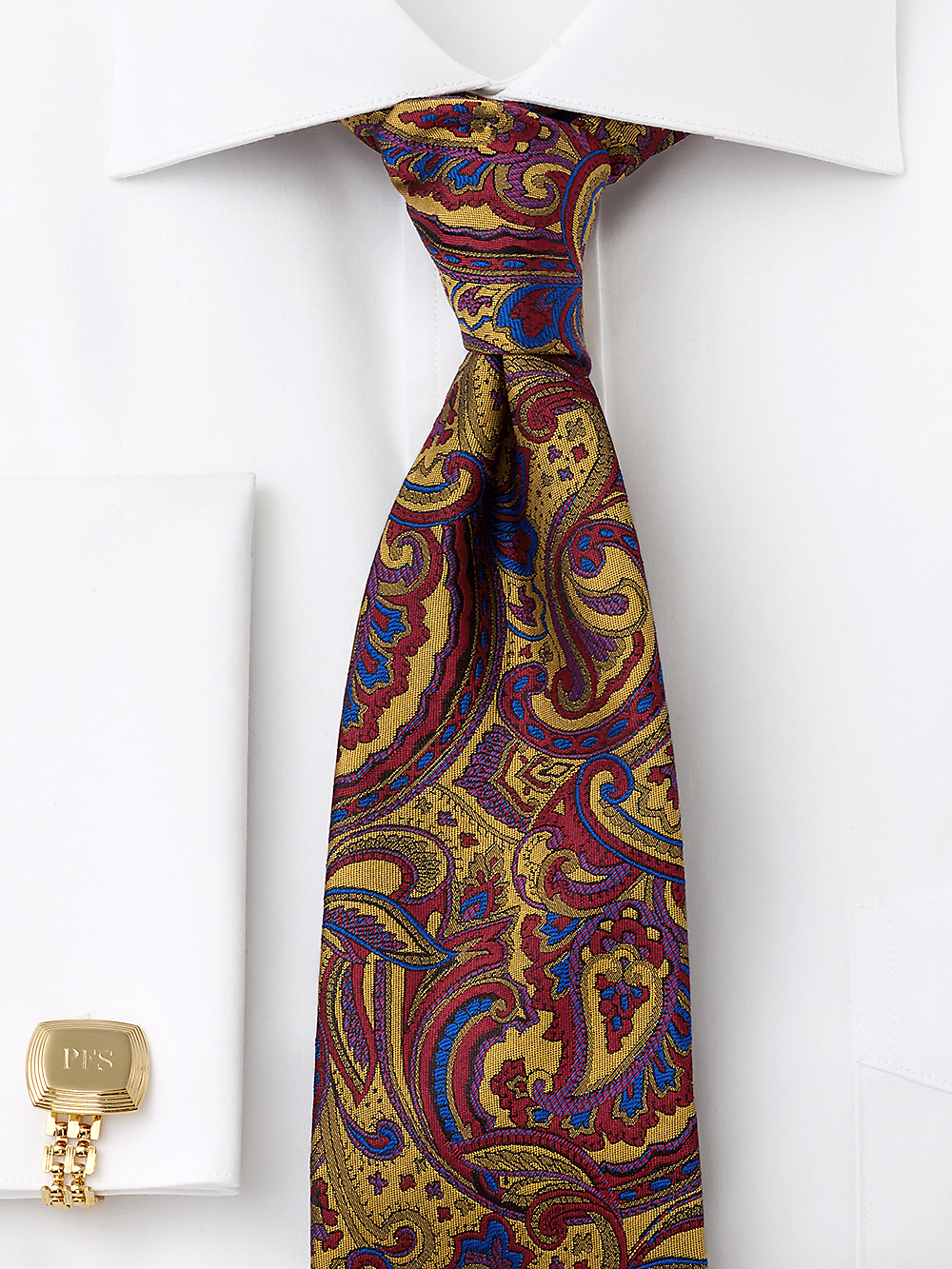 Alternate Image of Paisley Woven Silk Tie-1
