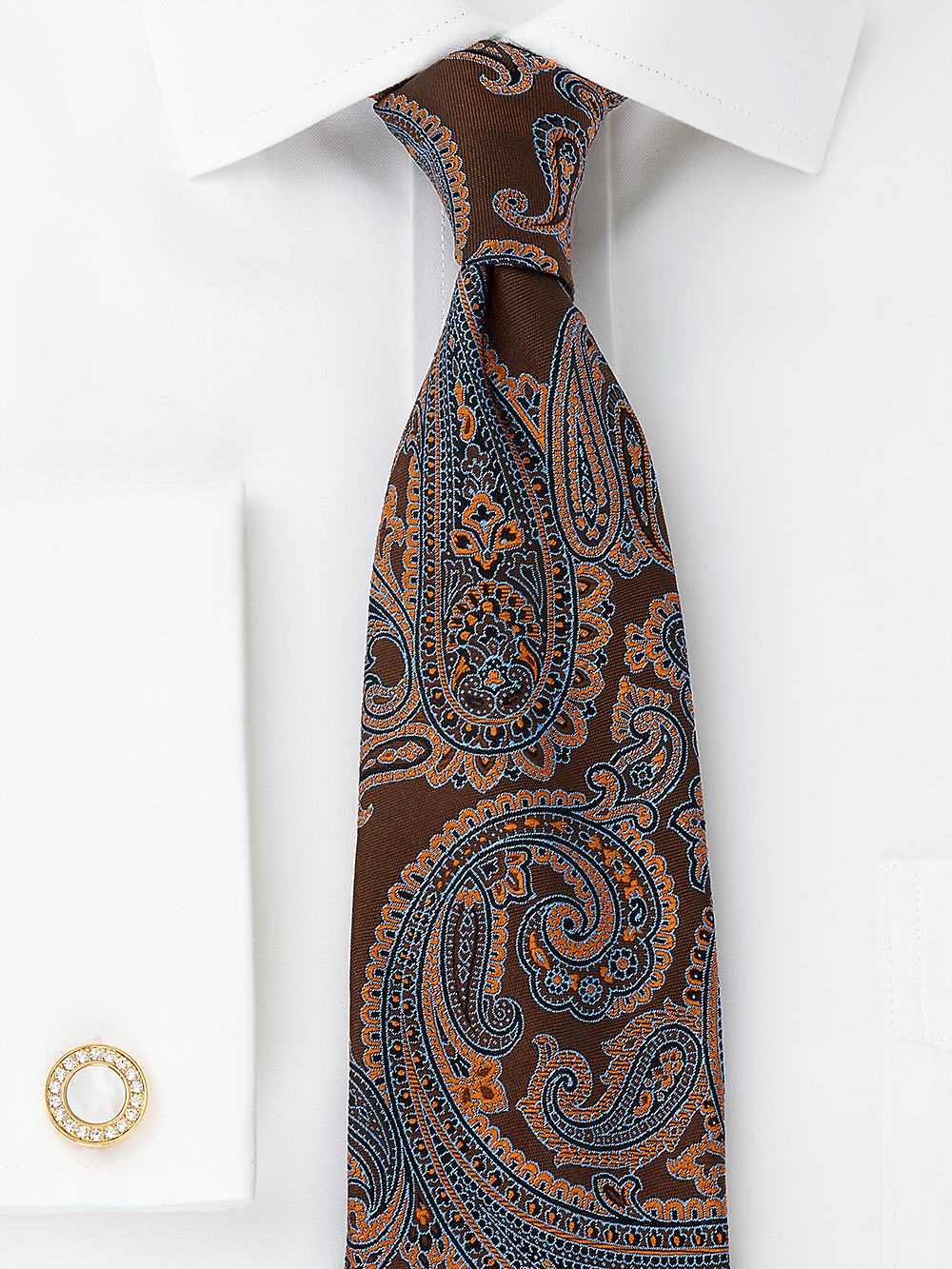 Alternate Image of Paisley Woven Silk Tie-1