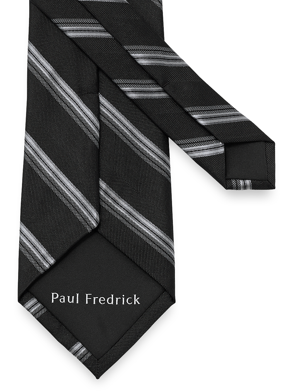 Alternate Image of Stripe Woven Silk Tie-2