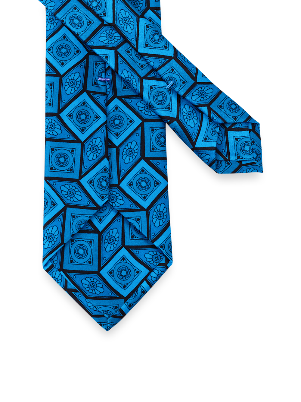 Alternate Image of Medallion Woven Silk Tie-2