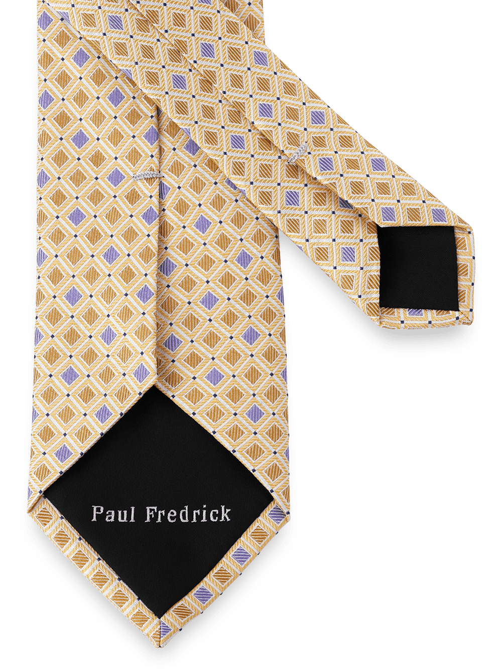 Alternate Image of Geometric Woven Silk Tie-2