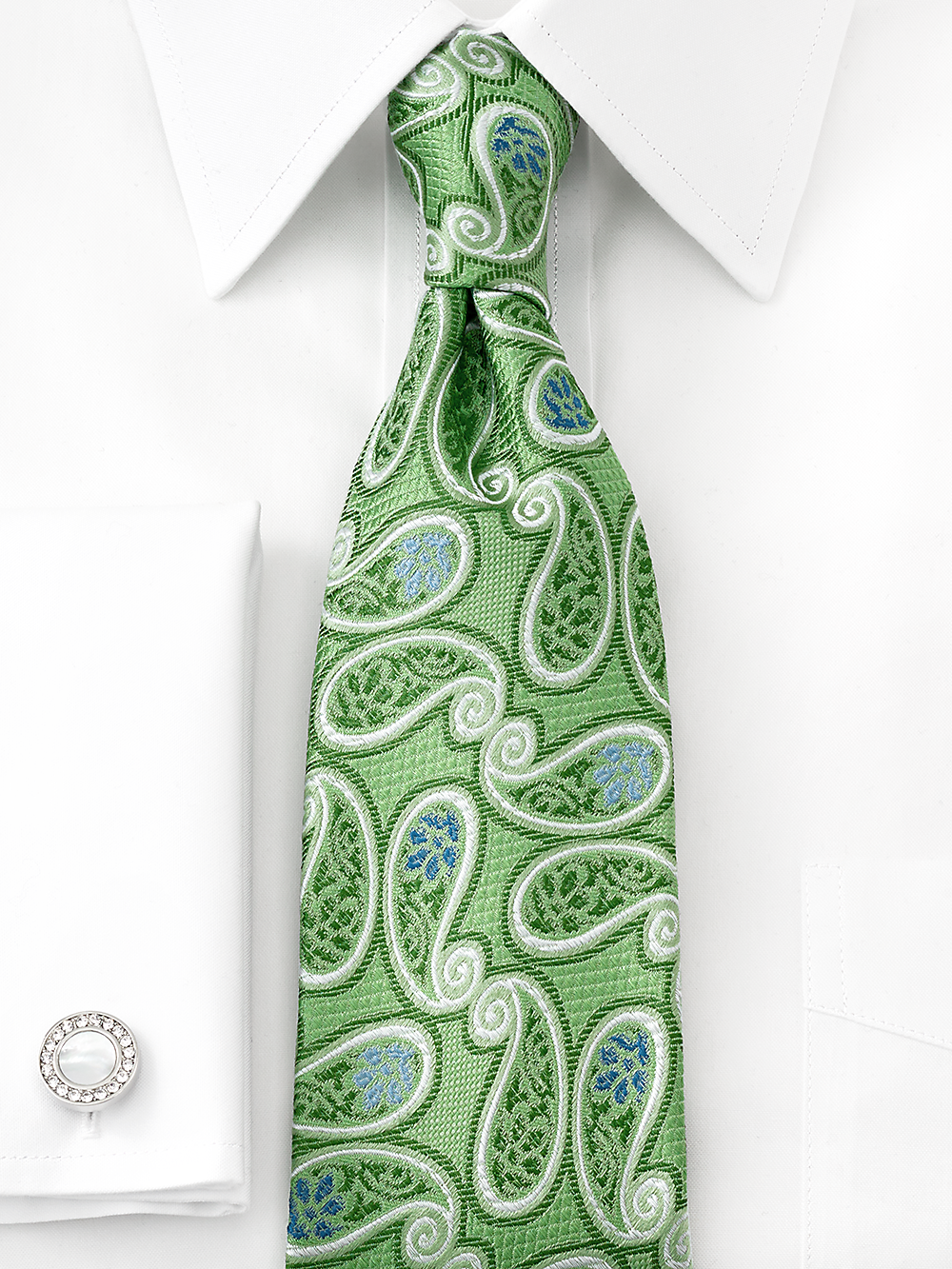 Alternate Image of Paisley Woven Silk Tie-1