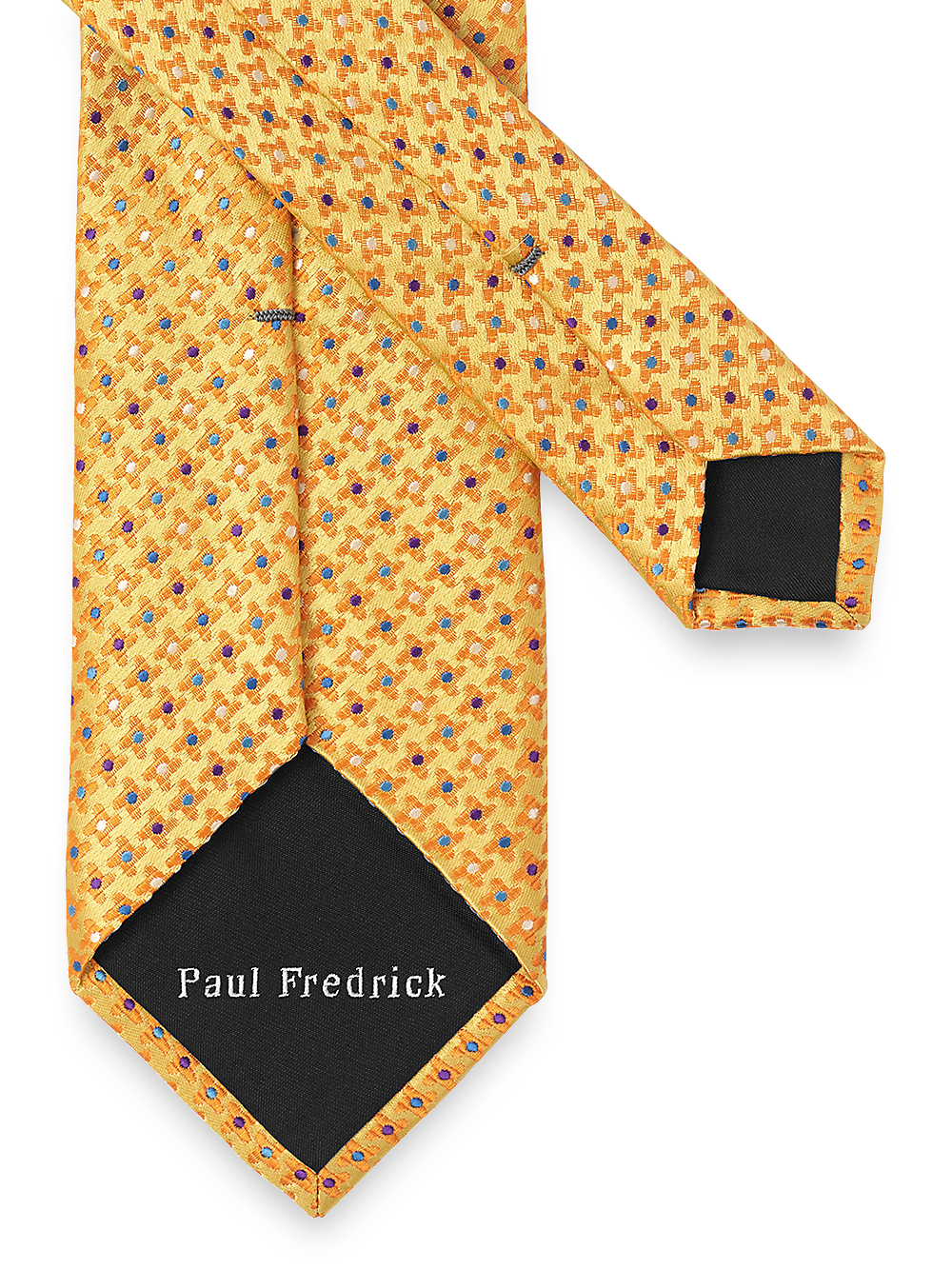 Alternate Image of Medallion Woven Silk Tie-2