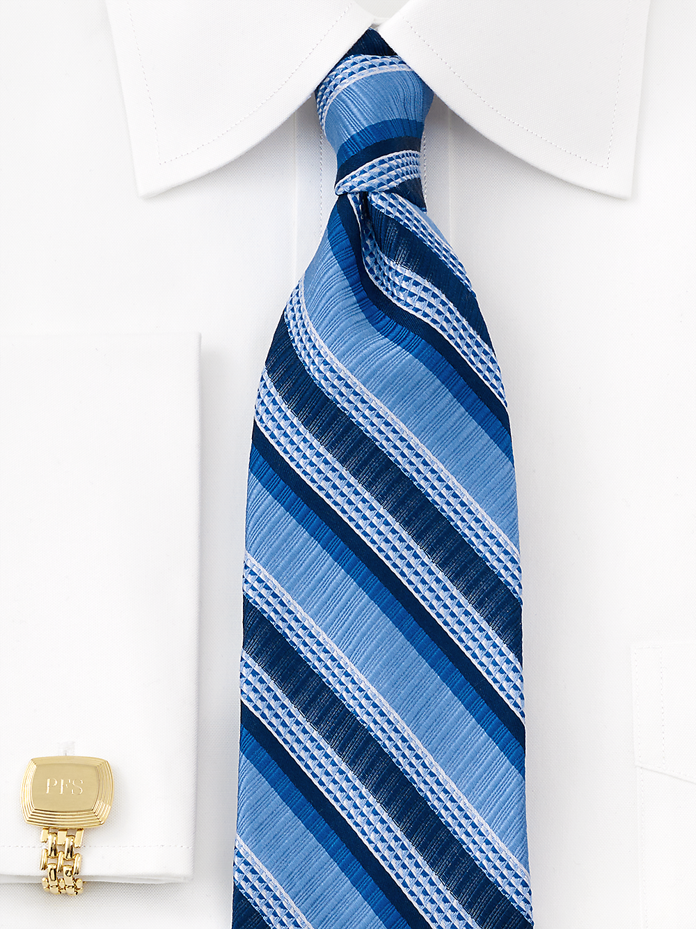 Alternate Image of Stripe Woven Silk Tie-1