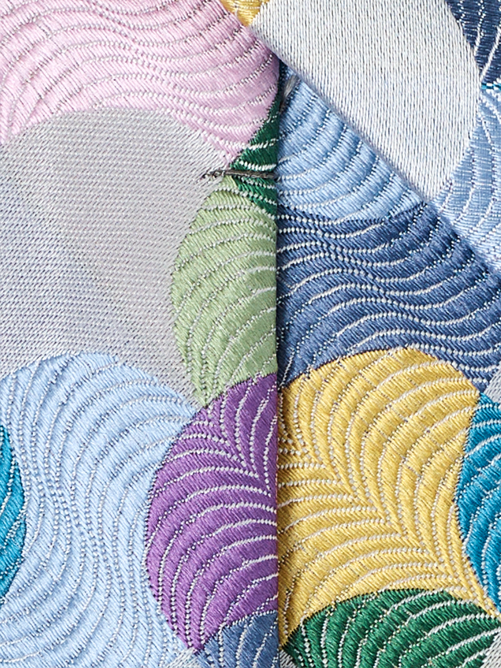 Alternate Image of Geometric Woven Silk Tie-3