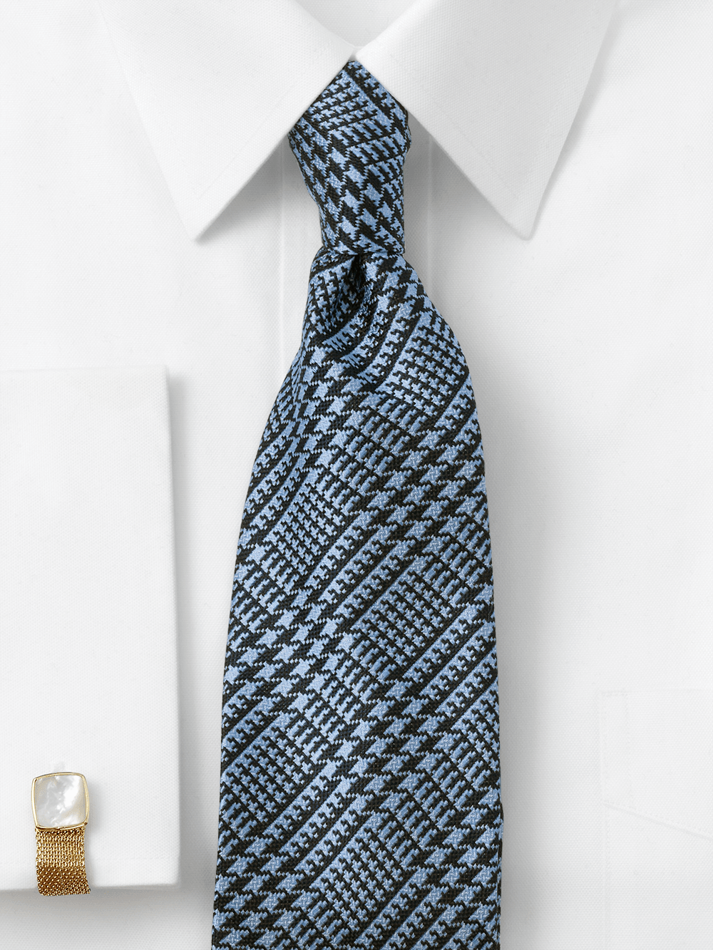 Alternate Image of Plaid Woven Silk Tie-1