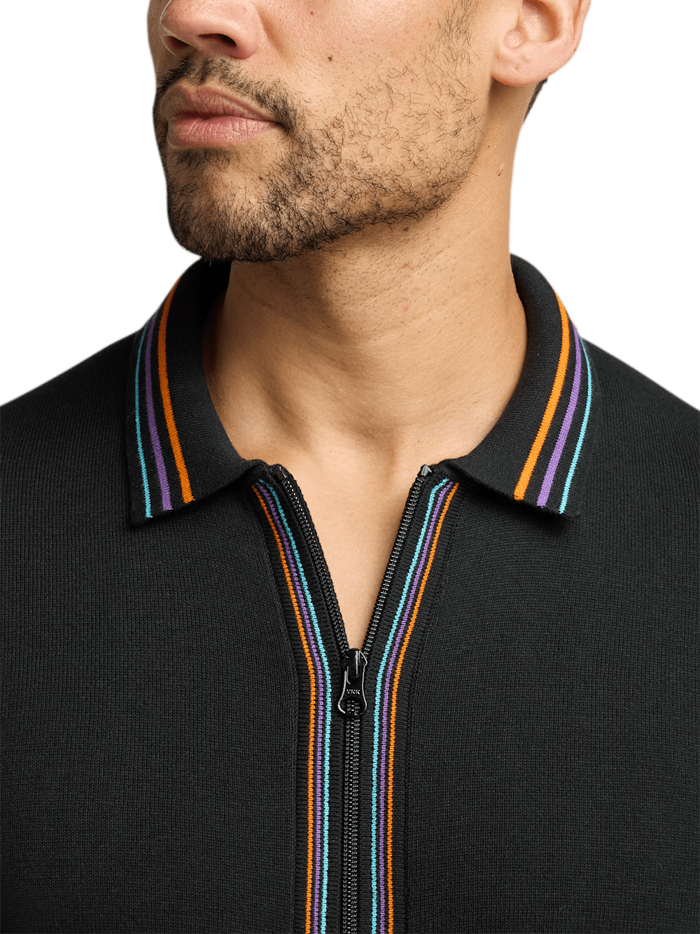 Alternate Image of Cotton Full Zip Polo-2