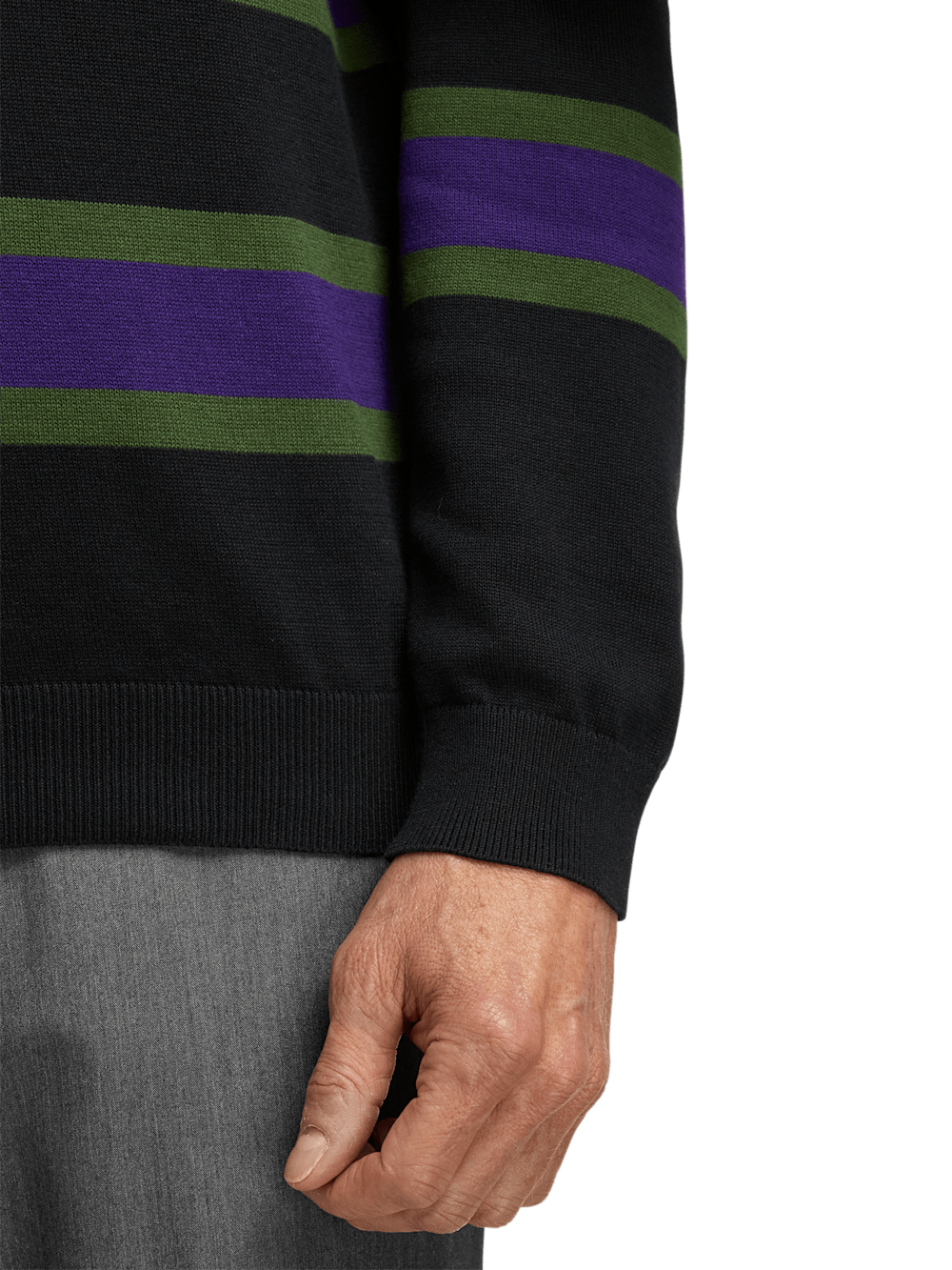 Alternate Image of Cotton Mock Neck Sweater-3