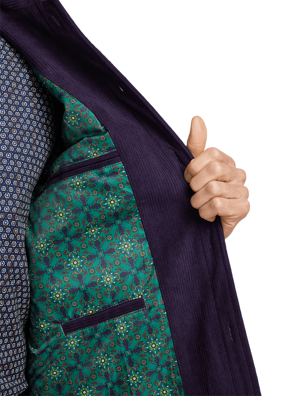 Alternate Image of Microfiber Corduroy Shirt Jacket-3