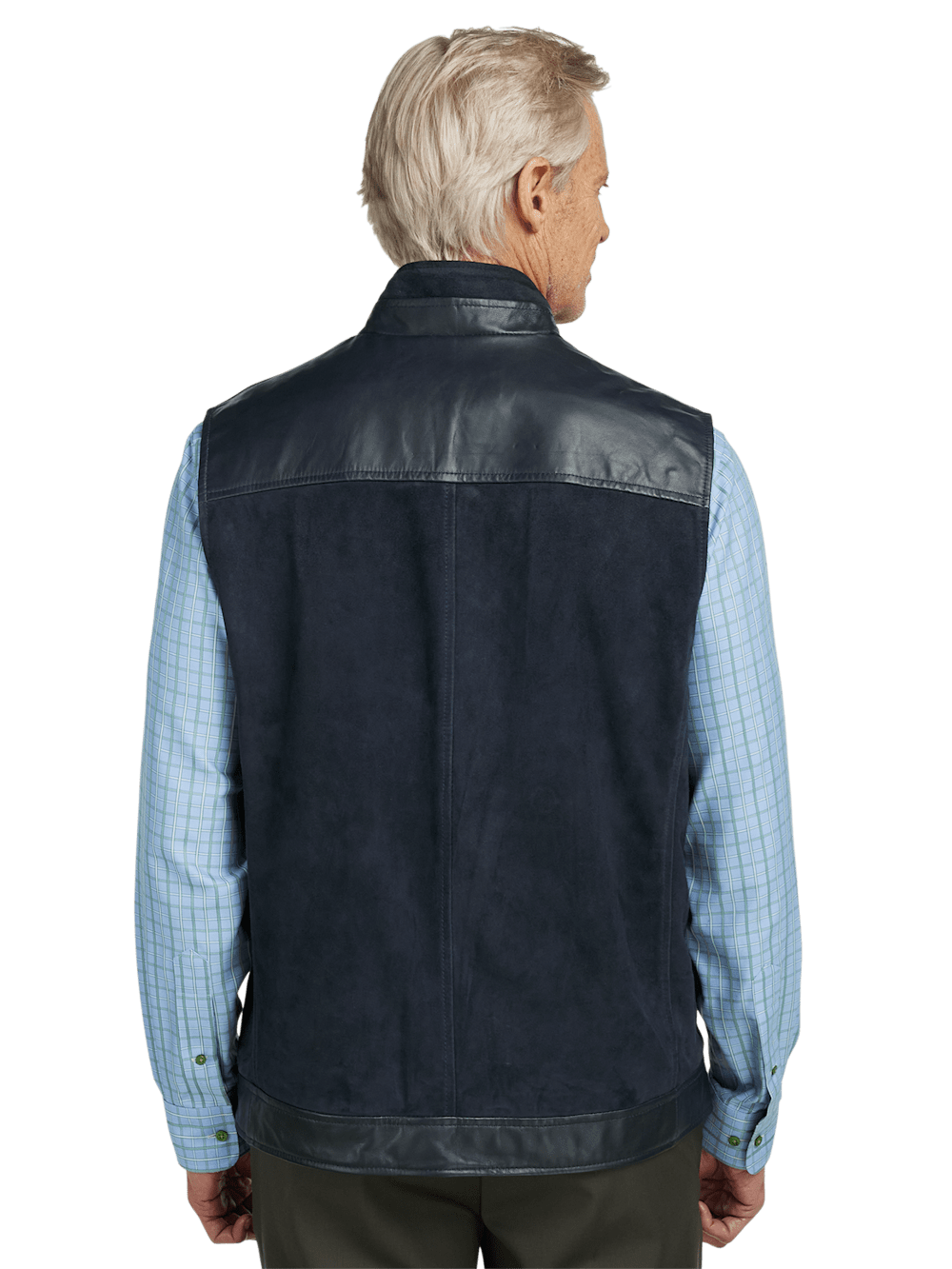 Alternate Image of Perforated Suede Vest-5