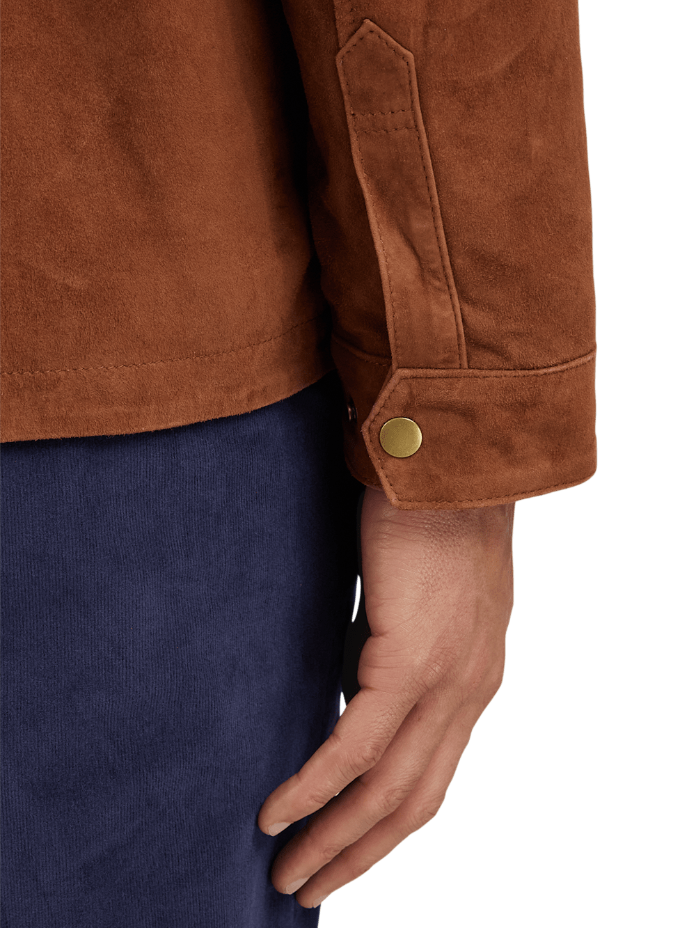 Alternate Image of Suede Bomber Jacket-2