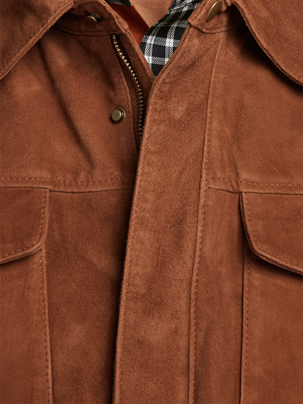 Alternate Image of Suede Bomber Jacket-4