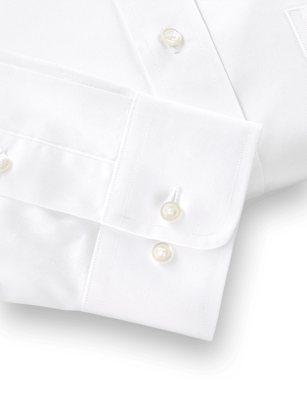 Alternate Image of Pure Cotton Pinpoint Solid Color Snap Tab Collar Dress Shirt-3